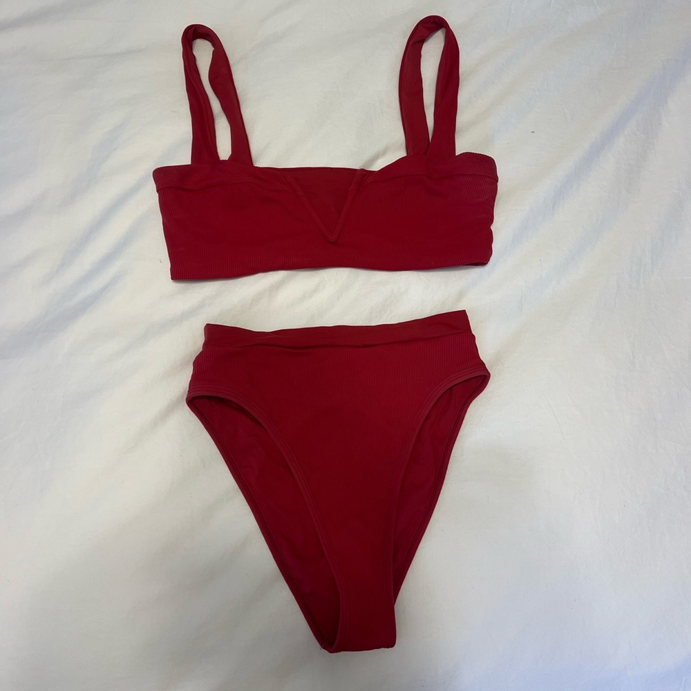 L Space high waisted bikini in size small